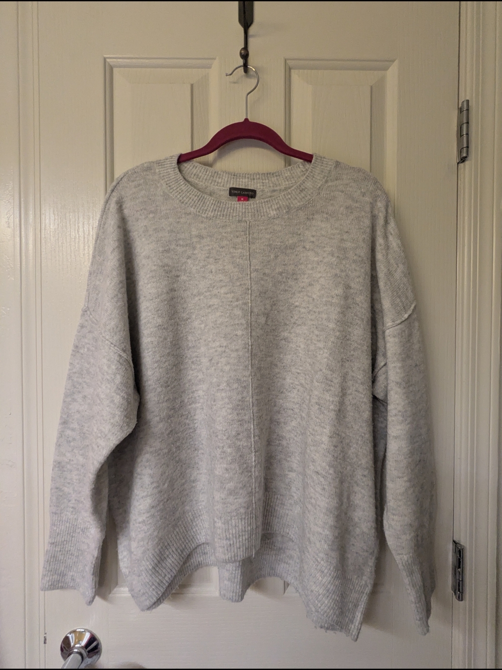 Vince Camuto Light Heather Gray Crewneck Sweater